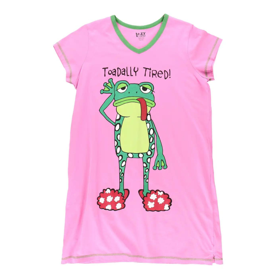 KidBiz Nightshirt - USA Toadally Tired